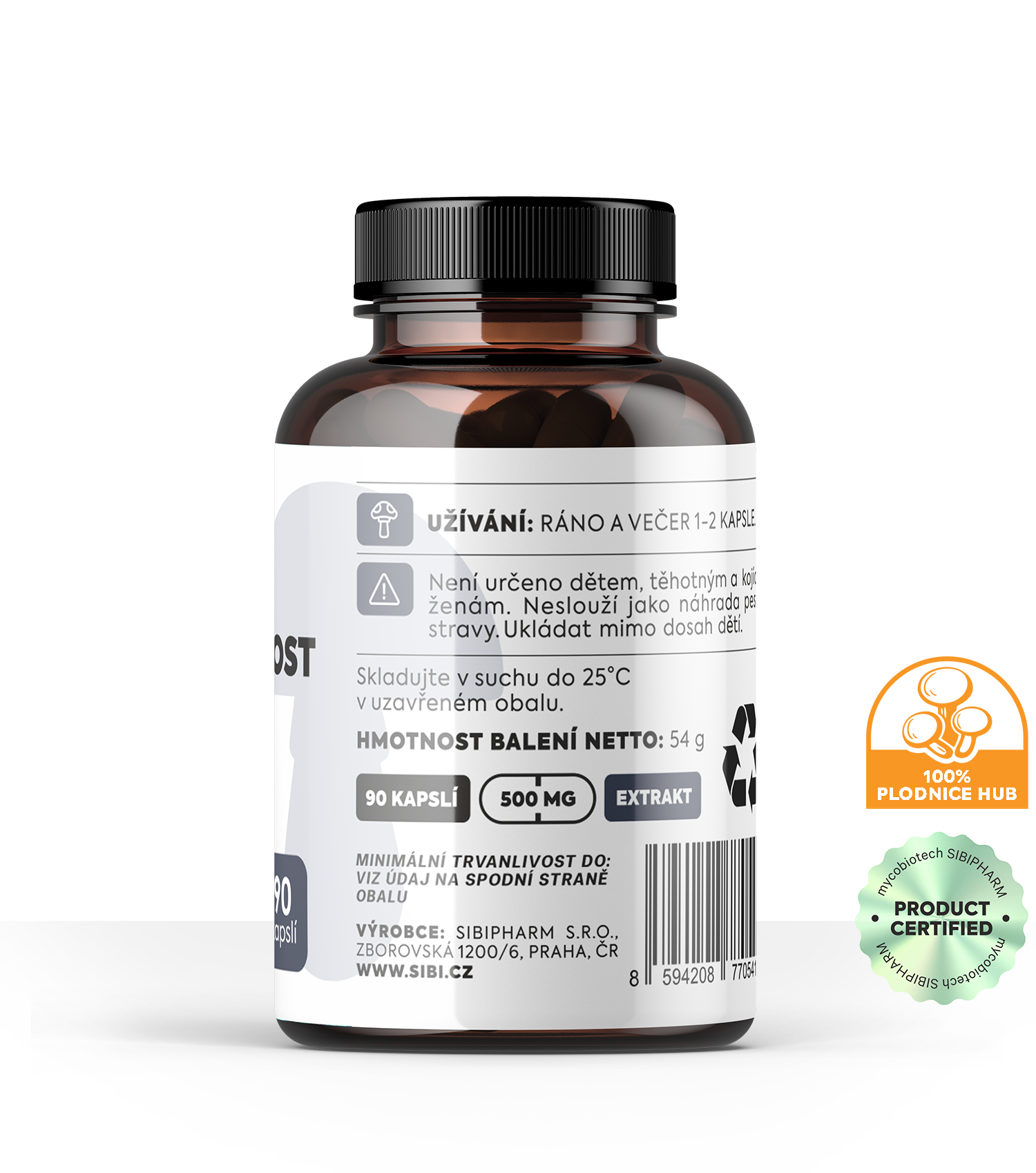 DLOUHOVĚKOST & KRÁSA KOMPLEX HOUBOVÉ EXTRAKTY 90 KPS 500 MG